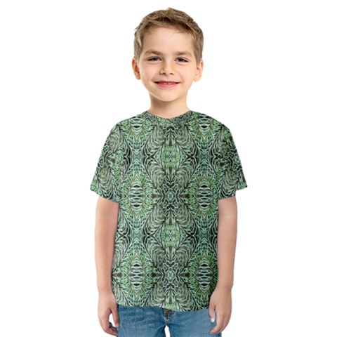 Seamless Abstraction Wallpaper Digital Computer Graphic Kids  Sport Mesh Tee by Nexatart