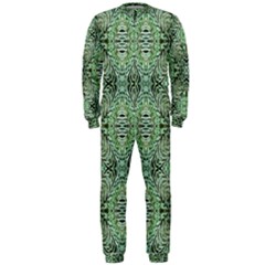 Seamless Abstraction Wallpaper Digital Computer Graphic Onepiece Jumpsuit (men)  by Nexatart