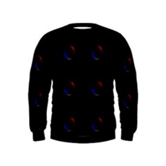 Tranquil Abstract Pattern Kids  Sweatshirt by Nexatart