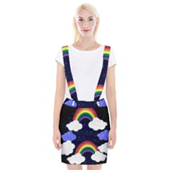 Rainbow Animation Suspender Skirt by Nexatart