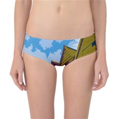 Brightly Colored Dressing Huts Classic Bikini Bottoms by Nexatart