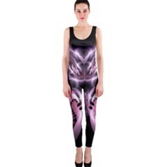 Angry Mantis Fractal In Shades Of Purple Onepiece Catsuit by Nexatart