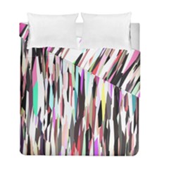 Randomized Colors Background Wallpaper Duvet Cover Double Side (full/ Double Size) by Nexatart