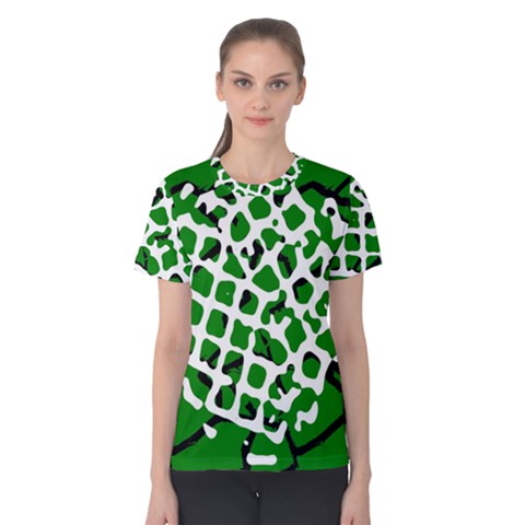 Abstract Clutter Women s Cotton Tee by Nexatart