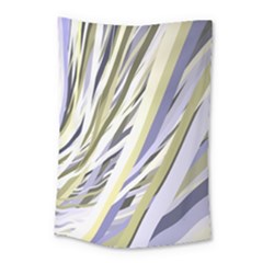 Wavy Ribbons Background Wallpaper Small Tapestry