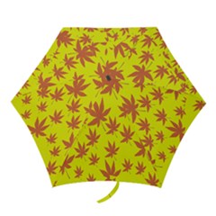 Autumn Background Mini Folding Umbrellas by Nexatart