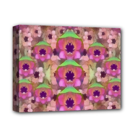 It Is Lotus In The Air Deluxe Canvas 14  X 11  by pepitasart