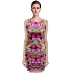 It Is Lotus In The Air Classic Sleeveless Midi Dress by pepitasart