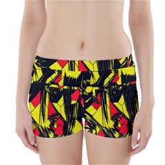 Easy Colors Abstract Pattern Boyleg Bikini Wrap Bottoms by Nexatart