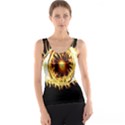 Flame Eye Burning Hot Eye Illustration Tank Top View1