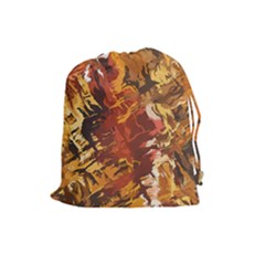 Abstraction Abstract Pattern Drawstring Pouches (large) 