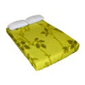 Flowery Yellow Fabric Fitted Sheet (Full/ Double Size) View2