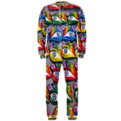 The Eye Of Osiris As Seen On Mediterranean Fishing Boats For Good Luck Onepiece Jumpsuit (men)  by Nexatart