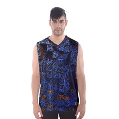 Background Abstract Art Pattern Men s Basketball Tank Top by Nexatart