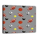 Balltiled Grey Ball Tennis Football Basketball Billiards Canvas 20  x 16  View1