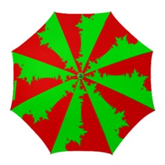 Critical Points Line Circle Red Green Golf Umbrellas by Mariart