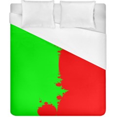 Critical Points Line Circle Red Green Duvet Cover (california King Size) by Mariart