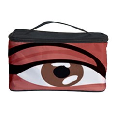 Eye Difficulty Red Cosmetic Storage Case by Mariart