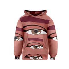 Eye Difficulty Red Kids  Pullover Hoodie