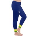 Flag Star Blue Green Yellow Classic Winter Leggings View3