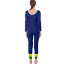 Flag Star Blue Green Yellow Long Sleeve Catsuit View2