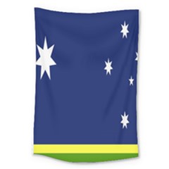 Flag Star Blue Green Yellow Large Tapestry