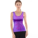 Dendron Diffusion Aggregation Flower Floral Leaf Red Purple Tank Top View1