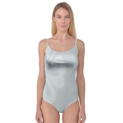 Hibiscus Sakura Glacier Gray Camisole Leotard  by Mariart