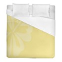 Hibiscus Custard Yellow Duvet Cover (Full/ Double Size) View1