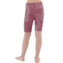 Hibiscus Sakura Red Kids  Mid Length Swim Shorts View2