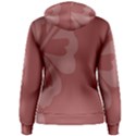 Hibiscus Sakura Red Women s Pullover Hoodie View2