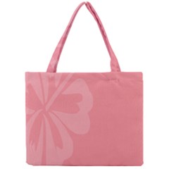 Hibiscus Sakura Strawberry Ice Pink Mini Tote Bag by Mariart