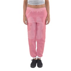 Hibiscus Sakura Strawberry Ice Pink Women s Jogger Sweatpants by Mariart