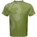 Hibiscus Sakura Woodbine Green Men s Cotton Tee View1