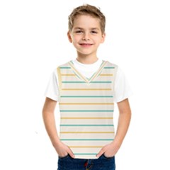 Horizontal Line Yellow Blue Orange Kids  Sportswear