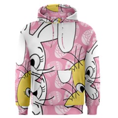 Easter Bunny And Chick  Men s Pullover Hoodie by Valentinaart