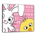 Easter bunny and chick  Canvas 24  x 20  View1