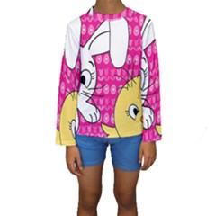 Easter Kids  Long Sleeve Swimwear by Valentinaart