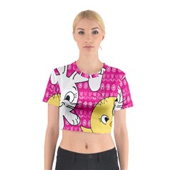 Easter Cotton Crop Top