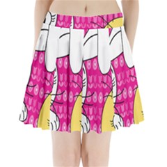 Easter Pleated Mini Skirt by Valentinaart