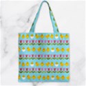 Easter - chick and tulips Zipper Grocery Tote Bag View1