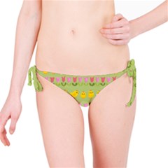 Easter - Chick And Tulips Bikini Bottom