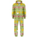 Easter - chick and tulips Hooded Jumpsuit (Men)  View1