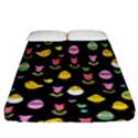 Easter - chick and tulips Fitted Sheet (King Size) View1