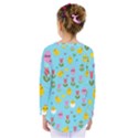 Easter - chick and tulips Kids  Long Sleeve Tee View2