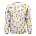 Easter - chick and tulips Men s Long Sleeve Tee View1