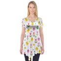 Easter - chick and tulips Short Sleeve Tunic  View1