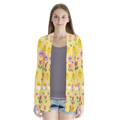 Easter - Chick And Tulips Cardigans by Valentinaart