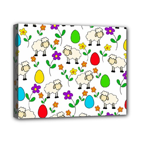 Easter Lamb Canvas 10  X 8  by Valentinaart