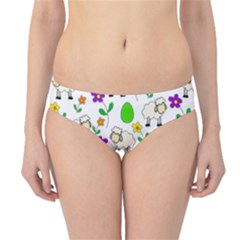 Easter Lamb Hipster Bikini Bottoms by Valentinaart